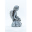 Statue ange a genou tenant des fleurs