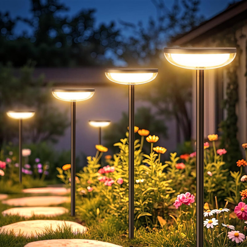 Solar Pathway Lights Outdoor, Solar Lights Outdoor Waterproof Ip65, Bright Solar Garden Lights Outdoor, Auto On/off Outdoor Solar Lights For Yard Walkway Driveway Landscape Garden Decor