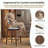 Upholstered Counter Height Bar Stool with Solid Wood legs-802183085-802183072