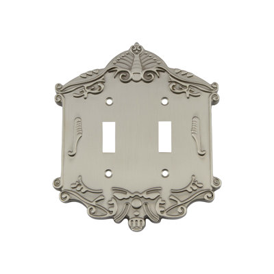 Victorian 2-Gang Toggle Light Switch Wall Plate