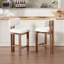 Tabouret rembourré avec structure en bois massif-508726522