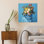 «Blue Floral Beauty», art floral coloré délicat de rêve