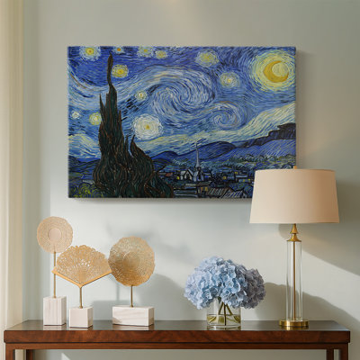 The Starry Night-Vincent van Gogh-Gallery Wrapped Canvas-1889