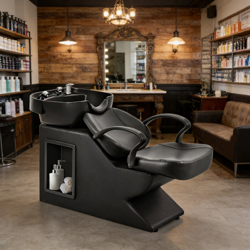 Fauteuil de barbier autoportant en plastique ABS