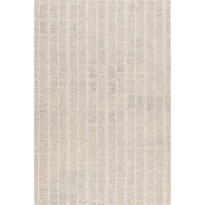 Camellia Checkered Wool Area Rug