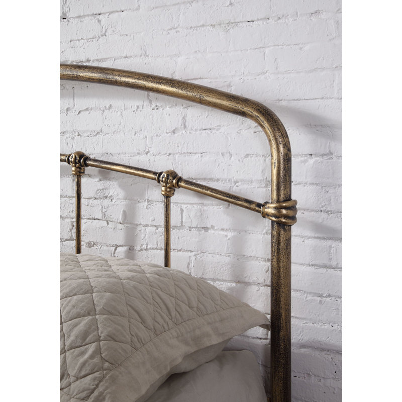 Alto Metal Bed, Single (3'), Antique Bronze