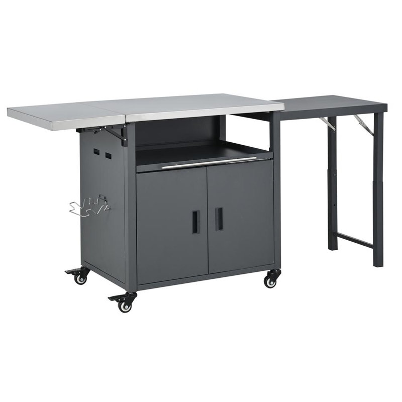 Smart Outdoor Kitchen Cart, Gray
