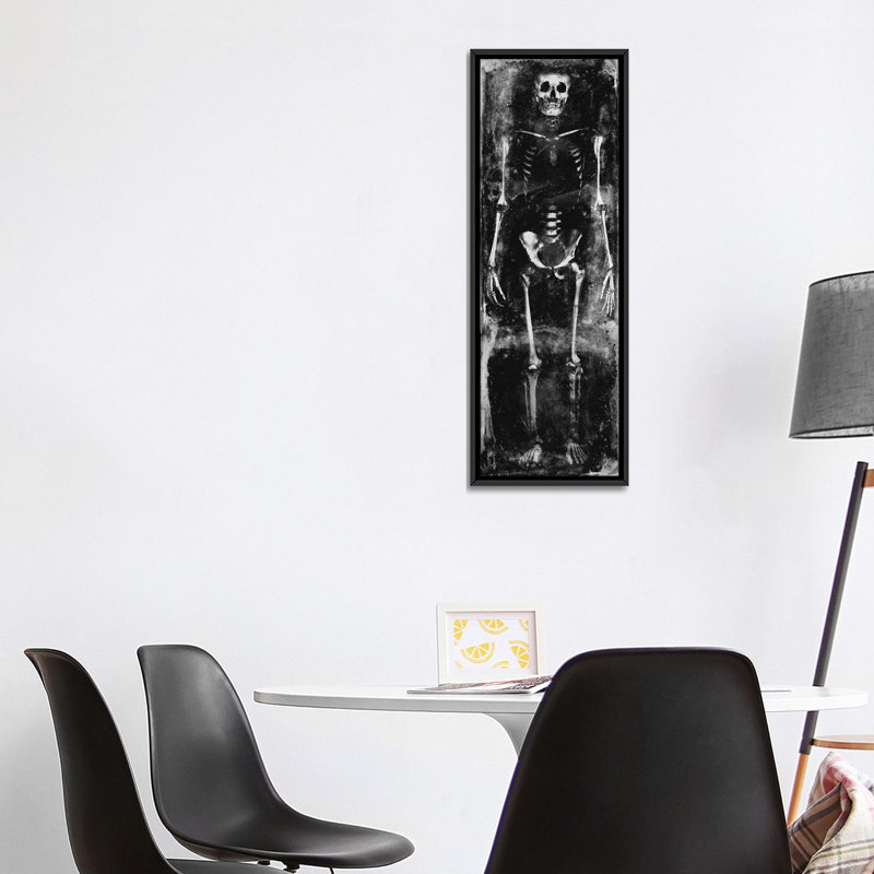 «Skeleton I» par Martin Wagner, reproduction sur toile tendue sur châssis, H 48 po x l 16 po x P 1,5 po