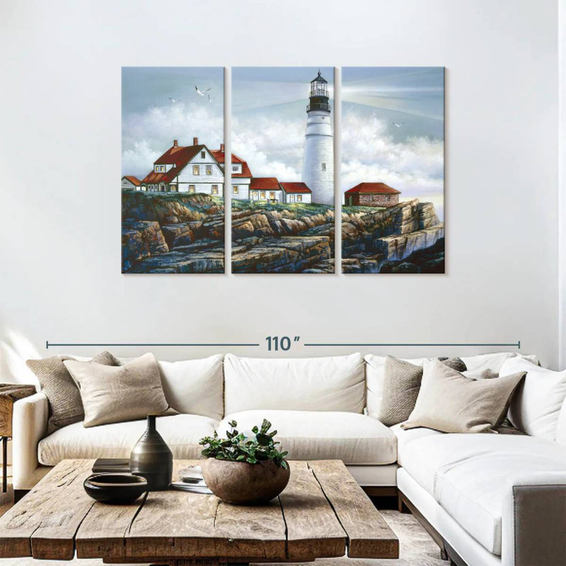 Phare de Nicci Lit Portland Head, H 48 po x l 74 po