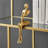 Gold Statue Home Decorations For Living Room,Shelf Decor Modern Bookshelf Decor Figurines Desk Sculpture Table Decor 3 Piece