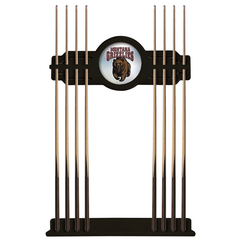 Porte-queues de billard NCAA, Noir, Montana Grizzlies