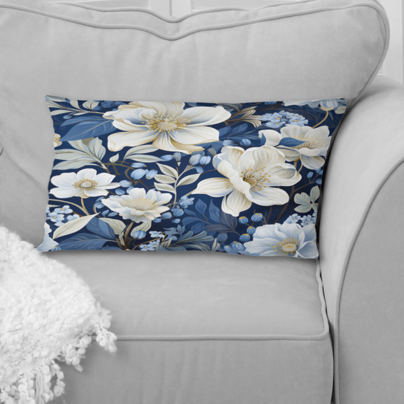 Coussin Icy Blue Snowy