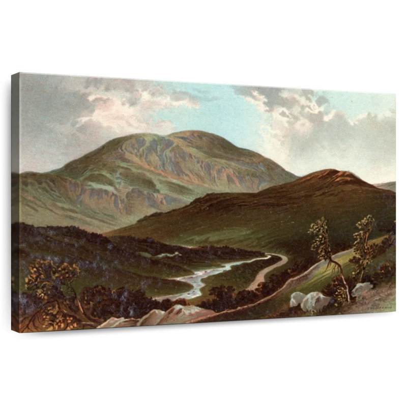 Ravi Vintage Mountain, 8" H x 12" W
