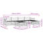 329cm Wide Patio Sectional Set