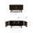 Klever Wooden Corner TV Stand with Slatted Doors