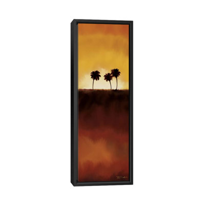 «Sunset Palms I» par Tandi Venter, impression sur toile tendue