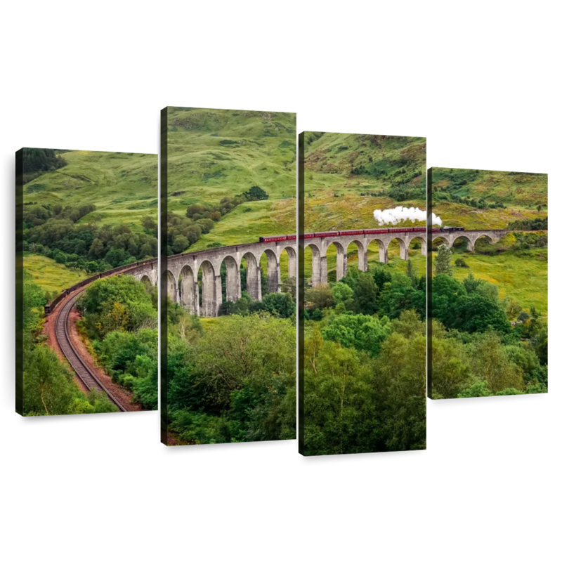 Paysage du viaduc Glenfinnan, H 14 po x l 24 po