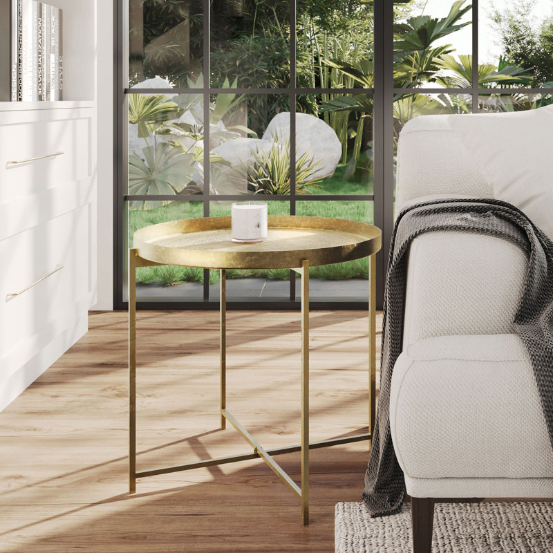 Table de bout avec plateau Aliana