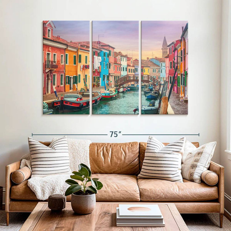 Rorry Dusk In Burano, 42" H x 65" W
