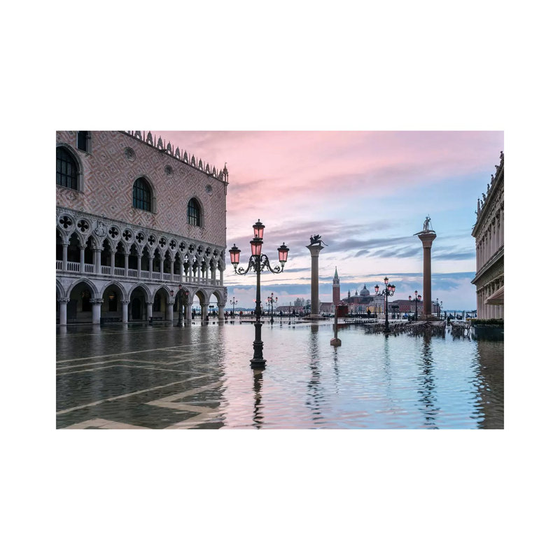 High Tide In Venice by Matteo Colombo - Wrapped Canvas Gallery-Wrapped Canvas Giclée, 20.32 cm H x 30.48 cm W