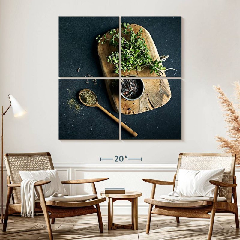 Yarlin Kitchen Herbs, 57" H x 57" W