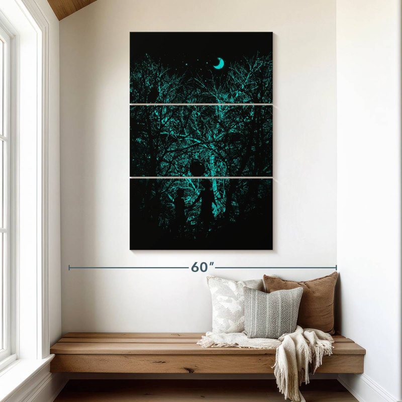 Alvord Darkness Into The Woods I, H 50 po x l 32 po