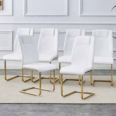 Chaise rembourrée en similicuir Imolo