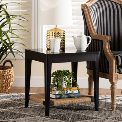 Table de bout en bois avec rangement Bayur