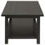 Table basse en bois vieilli avec tablette Castleton Java-473107525