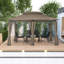 Arpi 4m x 3m Metal Patio Gazebo-166821707