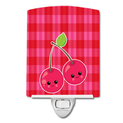 Cherry Faces Ceramic Night Light