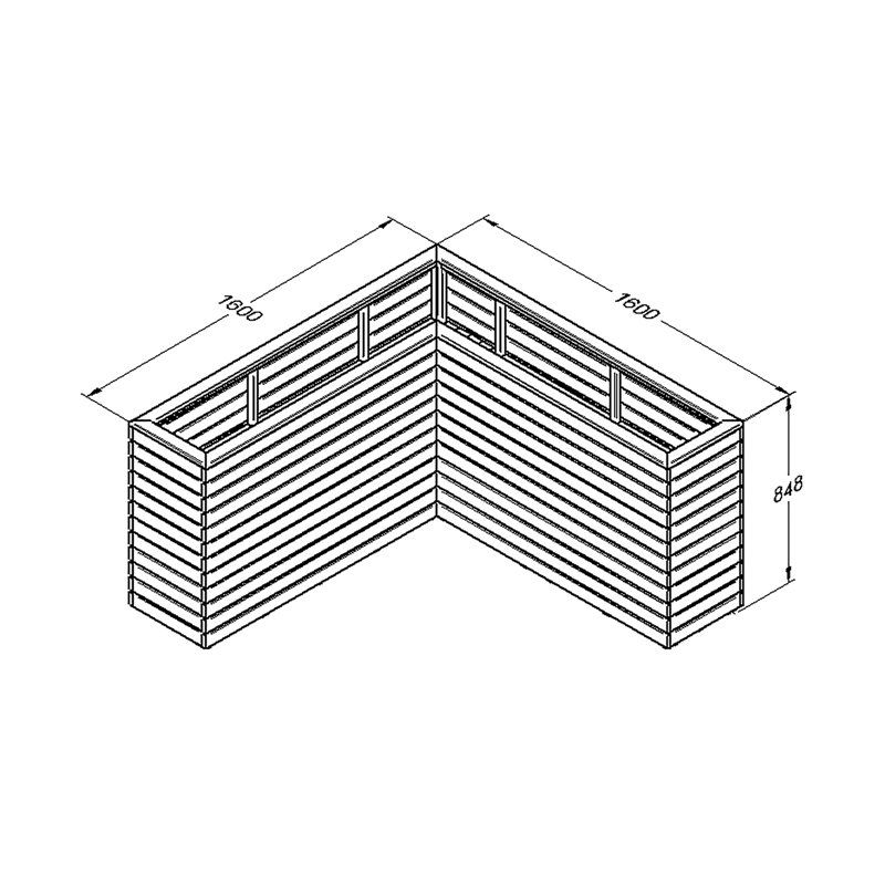 Wood Planter Box