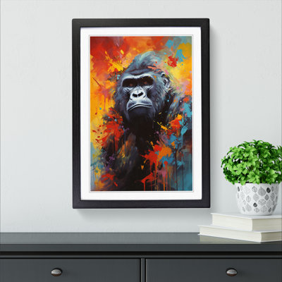 Gorilla Symbolism - Framed Print