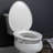 Assurance 3" Raised Toilet Seat for Seniors, Clean Shield Guard, Secure Hinges, Round, White