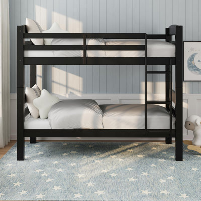 Malave Twin Over Twin Solid Wood Heavy Duty Bunk Bed