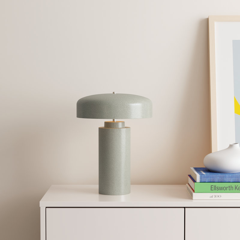 Hardacre Ceramic Table Lamp, Celadon Green Crackle