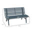 Banc d'extérieur en aluminium avec siège à lattes