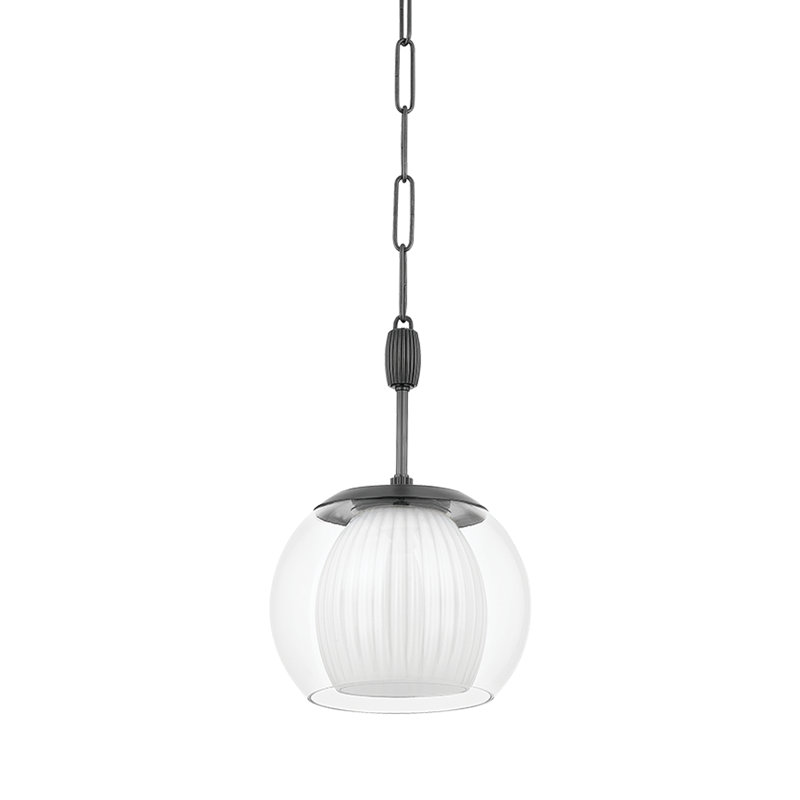 CLEMENTON PENDANT, Bronze, 16.75" H x 11" W x 11" D