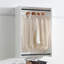 Système d'organisation mural blanc en bois-686171123