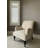 Jillian Classic High Back Linen Fabric Upholstered Armchair-66987154
