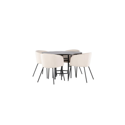 Mapletown 4 - Person Dining Set