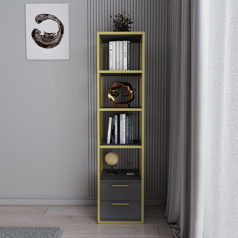 Bookshelf, Black/Gold