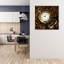 Coffee Beans And A Clock - No Frame Print on Canvas-98483247