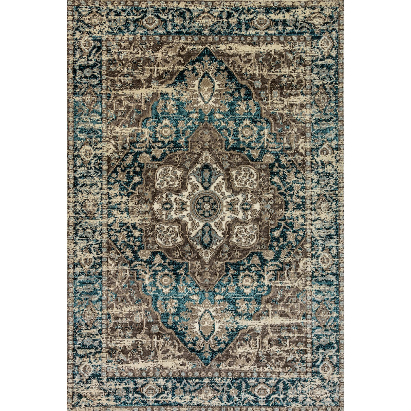Lavertue Oriental Indoor Rug, Rectangle 5'3" X 7'7"