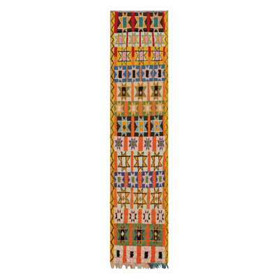 One-of-a-Kind Rectangle 2' X 8'3" Hand Knotted Area Rug