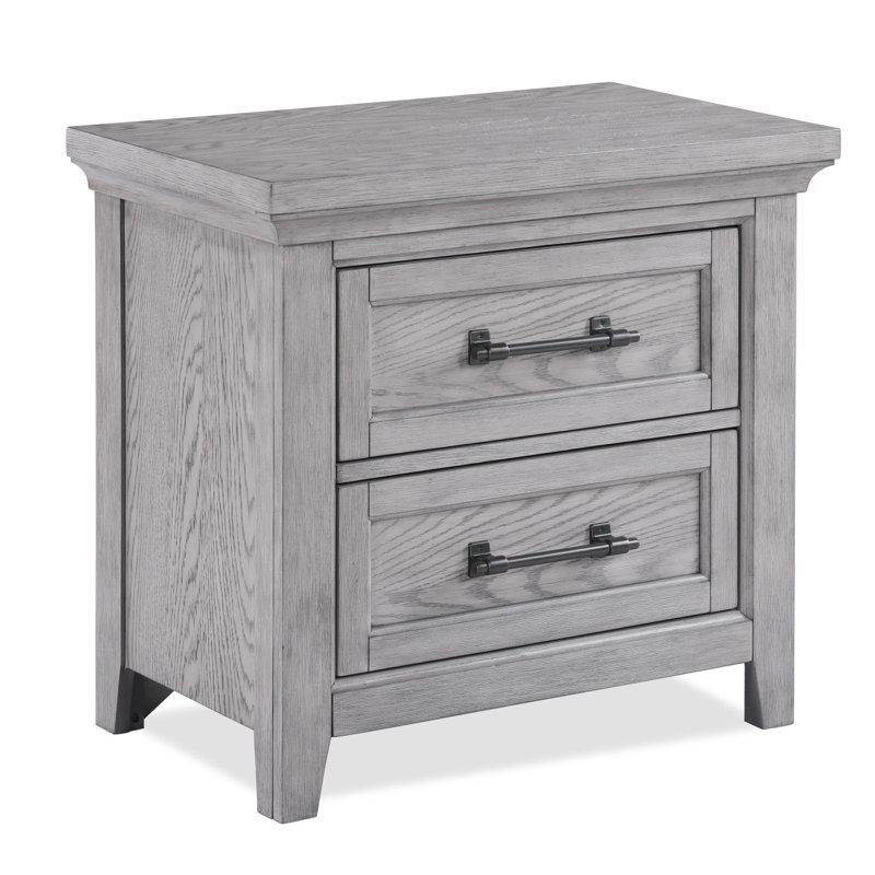 Table de chevet à deux tiroirs 1Pc