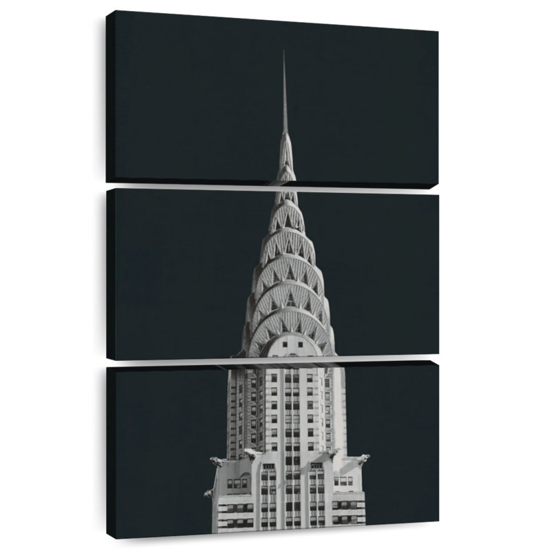 Lilie Chrysler s'appuyant sur le noir, H 74 po x l 48 po