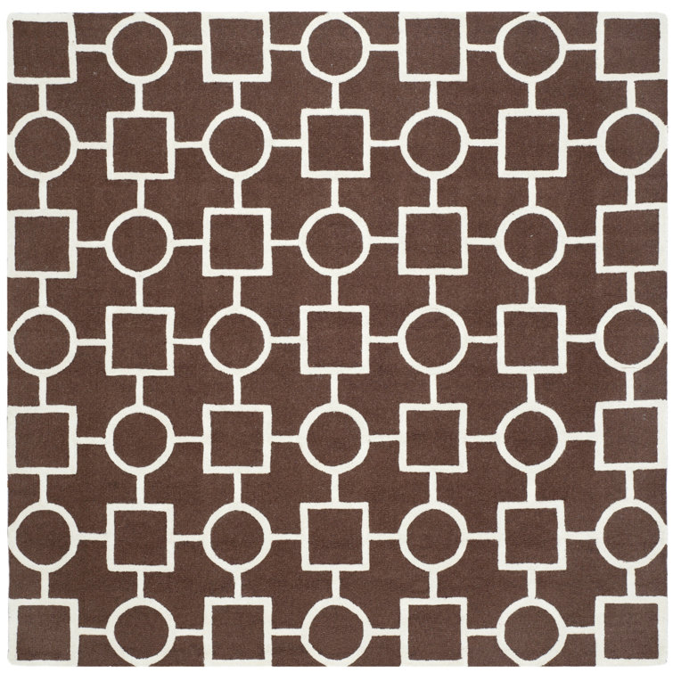 Deedgra Hand Tufted Wool Geometric Rug
