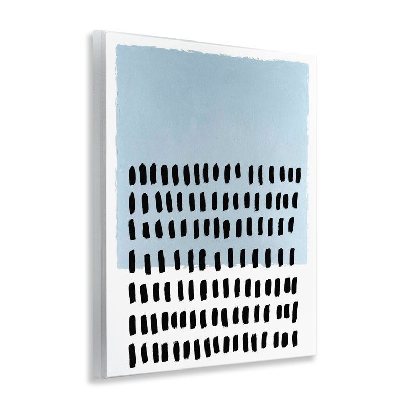 Art mural à pois bleus par Michael Willett