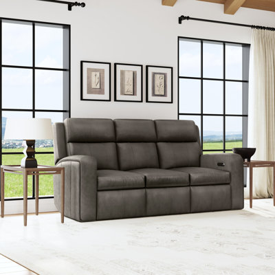 Harrison Power Reclining Sofa With Power Headrests & Lumbar
